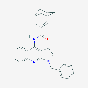 molecular formula C29H31N3O B421498 N-(1-benzyl-2,3-dihydropyrrolo[2,3-b]quinolin-4-yl)adamantane-1-carboxamide CAS No. 296771-59-0