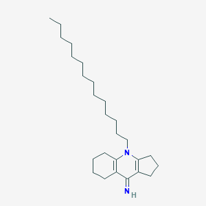 molecular formula C26H44N2 B421501 4-tetradecyl-1,2,3,4,5,6,7,8-octahydro-9H-cyclopenta[b]quinolin-9-imine 