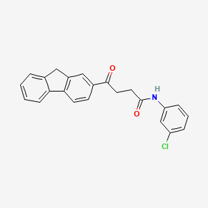 N-(3-chlorophenyl)-4-(9H-fluoren-2-yl)-4-oxobutanamide