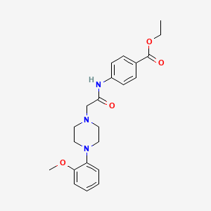 ethyl 4-({[4-(2-methoxyphenyl)-1-piperazinyl]acetyl}amino)benzoate