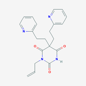 1-Prop-2-enyl-5,5-bis(2-pyridin-2-ylethyl)-1,3-diazinane-2,4,6-trione