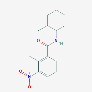 2-methyl-N-(2-methylcyclohexyl)-3-nitrobenzamide