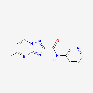 5,7-dimethyl-N-3-pyridinyl[1,2,4]triazolo[1,5-a]pyrimidine-2-carboxamide