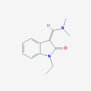 molecular formula C13H16N2O B421540 3-[(dimethylamino)methylene]-1-ethyl-1,3-dihydro-2H-indol-2-one 