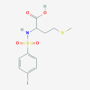 N-[(4-iodophenyl)sulfonyl]methionine