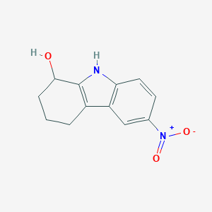 molecular formula C12H12N2O3 B421542 6-Nitro-2,3,4,9-tetrahydro-1H-carbazol-1-ol 