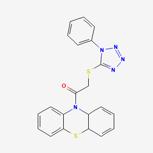 1-(4a,10a-Dihydrophenothiazin-10-yl)-2-(1-phenyltetrazol-5-yl)sulfanylethanone