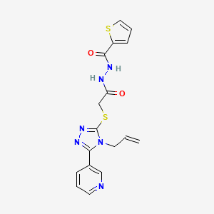 N'~2~-(2-{[4-ALLYL-5-(3-PYRIDYL)-4H-1,2,4-TRIAZOL-3-YL]SULFANYL}ACETYL)-2-THIOPHENECARBOHYDRAZIDE