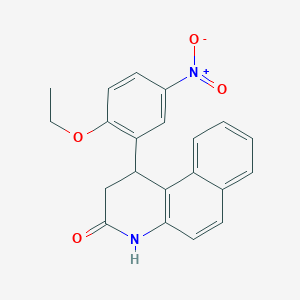 1-(2-ethoxy-5-nitrophenyl)-2,4-dihydro-1H-benzo[f]quinolin-3-one