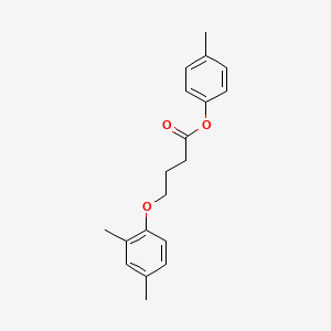 4-methylphenyl 4-(2,4-dimethylphenoxy)butanoate