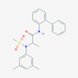 N~1~-2-biphenylyl-N~2~-(3,5-dimethylphenyl)-N~2~-(methylsulfonyl)alaninamide