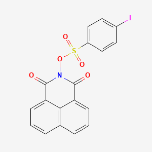 2-{[(4-iodophenyl)sulfonyl]oxy}-1H-benzo[de]isoquinoline-1,3(2H)-dione