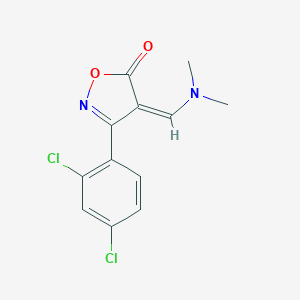 molecular formula C12H10Cl2N2O2 B421566 3-(2,4-dichlorophenyl)-4-[(dimethylamino)methylene]-5(4H)-isoxazolone 