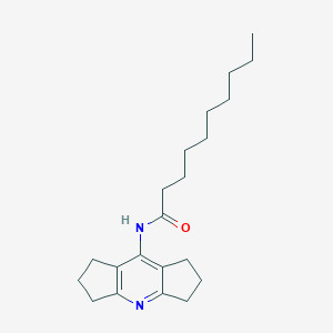 molecular formula C21H32N2O B421570 N-(1,2,3,5,6,7-hexahydrodicyclopenta[b,e]pyridin-8-yl)decanamide 