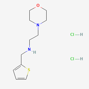 molecular formula C11H20Cl2N2OS B4215746 [2-(4-morpholinyl)ethyl](2-thienylmethyl)amine dihydrochloride 