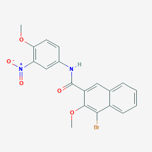 4-bromo-3-methoxy-N-(4-methoxy-3-nitrophenyl)-2-naphthamide