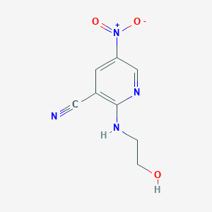 2-[(2-Hydroxyethyl)amino]-5-nitronicotinonitrile