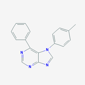 molecular formula C18H14N4 B421598 7-(4-methylphenyl)-6-phenyl-7H-purine 