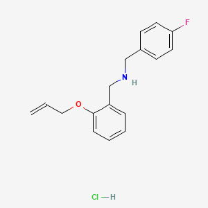 [2-(allyloxy)benzyl](4-fluorobenzyl)amine hydrochloride