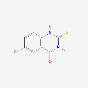 6-Bromo-3-methyl-2-thioxo-2,3-dihydroquinazolin-4(1H)-one