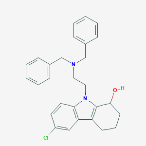 molecular formula C28H29ClN2O B421614 6-chloro-9-[2-(dibenzylamino)ethyl]-2,3,4,9-tetrahydro-1H-carbazol-1-ol CAS No. 337488-84-3