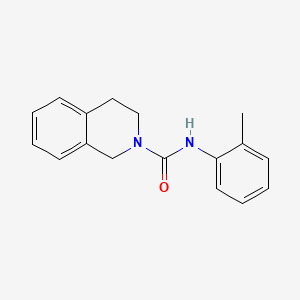 molecular formula C17H18N2O B4216240 N-(2-methylphenyl)-3,4-dihydro-2(1H)-isoquinolinecarboxamide 