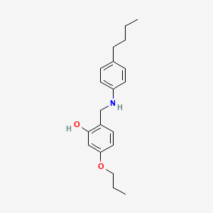 2-[(4-Butylanilino)methyl]-5-propoxyphenol