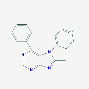 molecular formula C19H16N4 B421636 8-methyl-7-(4-methylphenyl)-6-phenyl-7H-purine CAS No. 352555-64-7