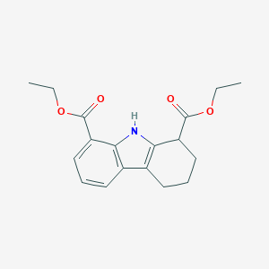 molecular formula C18H21NO4 B421638 diethyl 2,3,4,9-tetrahydro-1H-carbazole-1,8-dicarboxylate CAS No. 384800-62-8