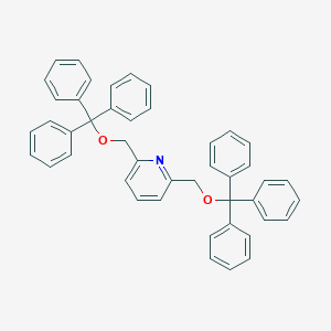 molecular formula C45H37NO2 B421651 2,6-Bis[(trityloxy)methyl]pyridine 