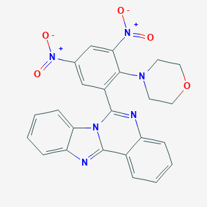 6-[3,5-Bisnitro-2-(4-morpholinyl)phenyl]benzimidazo[1,2-c]quinazoline