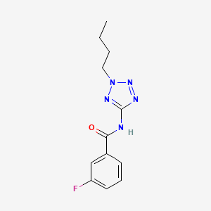 N-(2-butyl-2H-tetrazol-5-yl)-3-fluorobenzamide