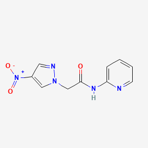 2-(4-nitro-1H-pyrazol-1-yl)-N-2-pyridinylacetamide