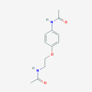 molecular formula C12H16N2O3 B421675 N-{4-[2-(acetylamino)ethoxy]phenyl}acetamide 