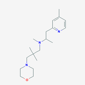 (2,2-dimethyl-3-morpholin-4-ylpropyl)methyl[1-methyl-2-(4-methylpyridin-2-yl)ethyl]amine