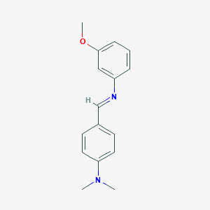 molecular formula C16H18N2O B421679 N-[4-(Dimethylamino)benzylidene]-3-methoxyaniline 