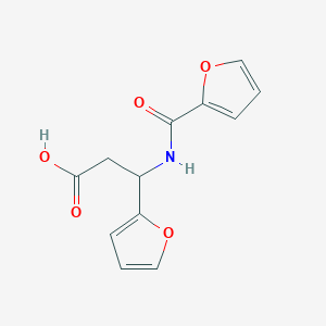 3-(2-furyl)-3-[(2-furylcarbonyl)amino]propanoic acid