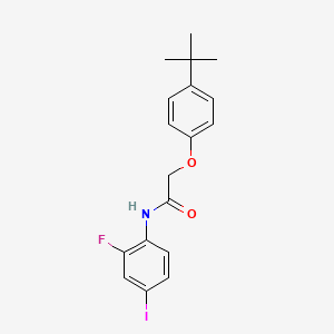 molecular formula C18H19FINO2 B4216871 2-(4-tert-butylphenoxy)-N-(2-fluoro-4-iodophenyl)acetamide 