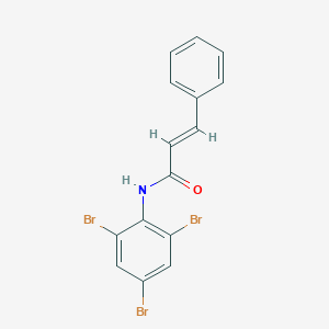 molecular formula C15H10Br3NO B421695 3-phenyl-N-(2,4,6-tribromophenyl)acrylamide 