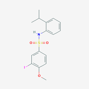 3-iodo-N-(2-isopropylphenyl)-4-methoxybenzenesulfonamide