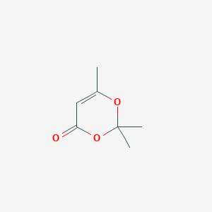 molecular formula C7H10O3 B042172 2,2,6-三甲基-4H-1,3-二噁英-4-酮 CAS No. 5394-63-8