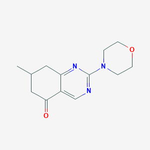 7-Methyl-2-morpholin-4-yl-6,7,8-trihydroquinazolin-5-one