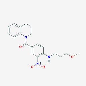 3,4-dihydro-2H-quinolin-1-yl-[4-(3-methoxypropylamino)-3-nitrophenyl]methanone