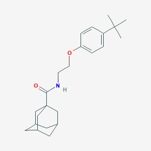 molecular formula C23H33NO2 B421741 N-[2-(4-tert-butylphenoxy)ethyl]-1-adamantanecarboxamide 