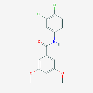 molecular formula C15H13Cl2NO3 B421744 N-(3,4-dichlorophenyl)-3,5-dimethoxybenzamide 