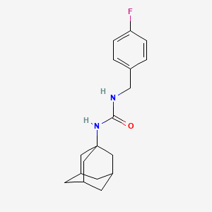 molecular formula C18H23FN2O B4217458 N-1-adamantyl-N'-(4-fluorobenzyl)urea 