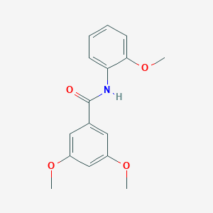 molecular formula C16H17NO4 B421747 3,5-dimethoxy-N-(2-methoxyphenyl)benzamide CAS No. 328977-21-5