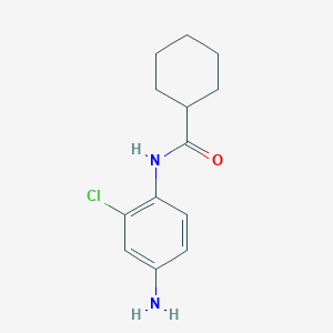 N-(4-amino-2-chlorophenyl)cyclohexanecarboxamide