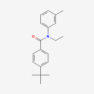 4-tert-butyl-N-ethyl-N-(3-methylphenyl)benzamide