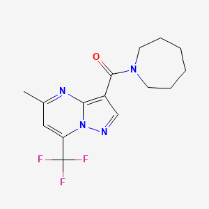 3-(1-azepanylcarbonyl)-5-methyl-7-(trifluoromethyl)pyrazolo[1,5-a]pyrimidine